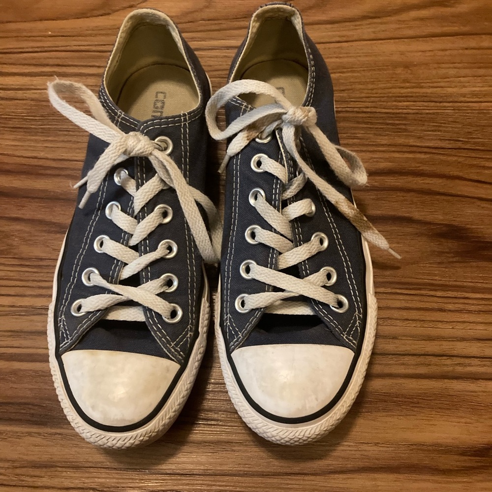 Blue Converse Lowtops